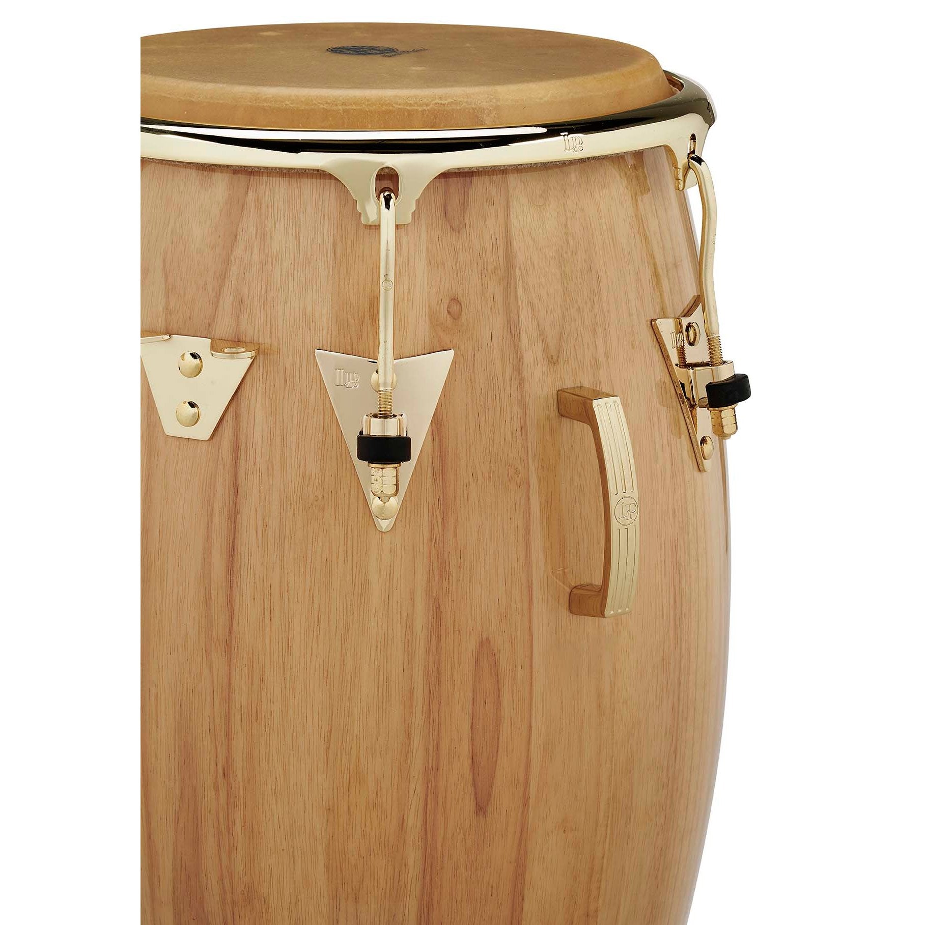 LP Classic Wood Conga with Gold Hardware - 11.75" - Natural Wood - Image 4