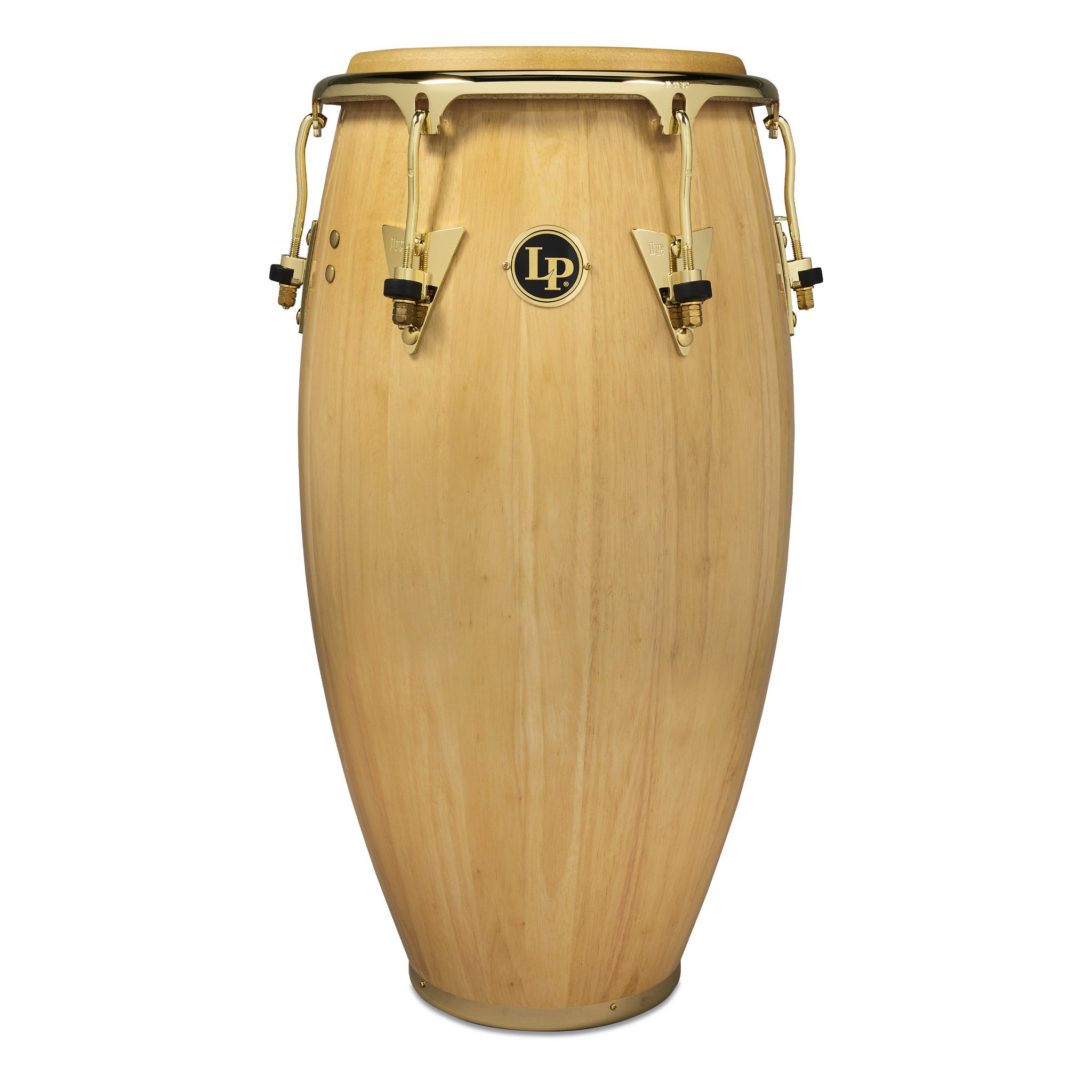 LP Classic Wood Conga with Gold Hardware - 11.75" - Natural Wood - Image 1