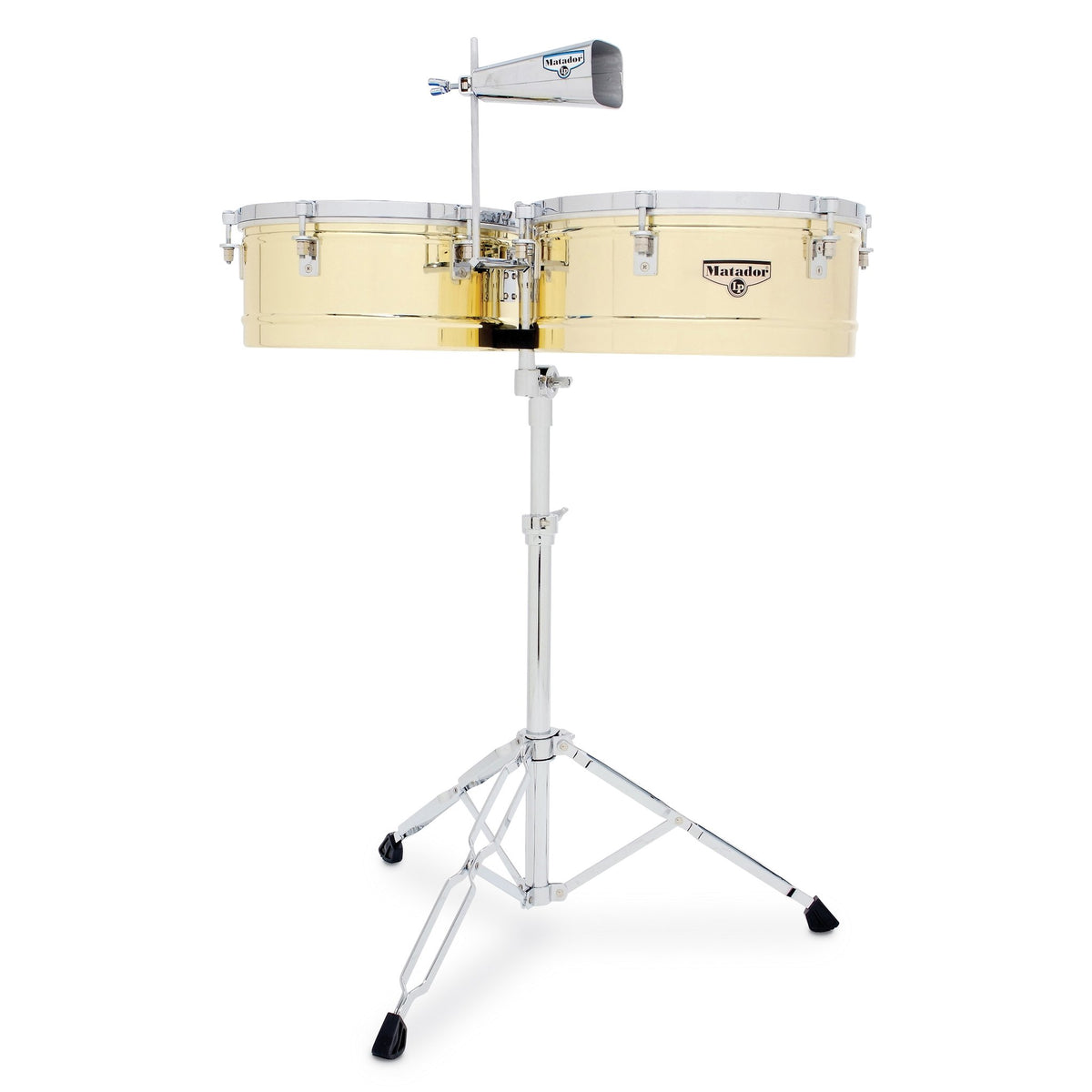 LP Matador Series Timbale Set - 14/15 Brass (M257B)