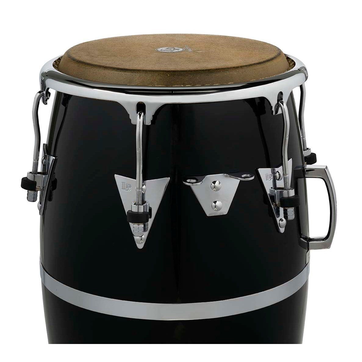 LP Patato Fiberglass Tumba - 12.5" - Black with Chrome Hardware - Image 3