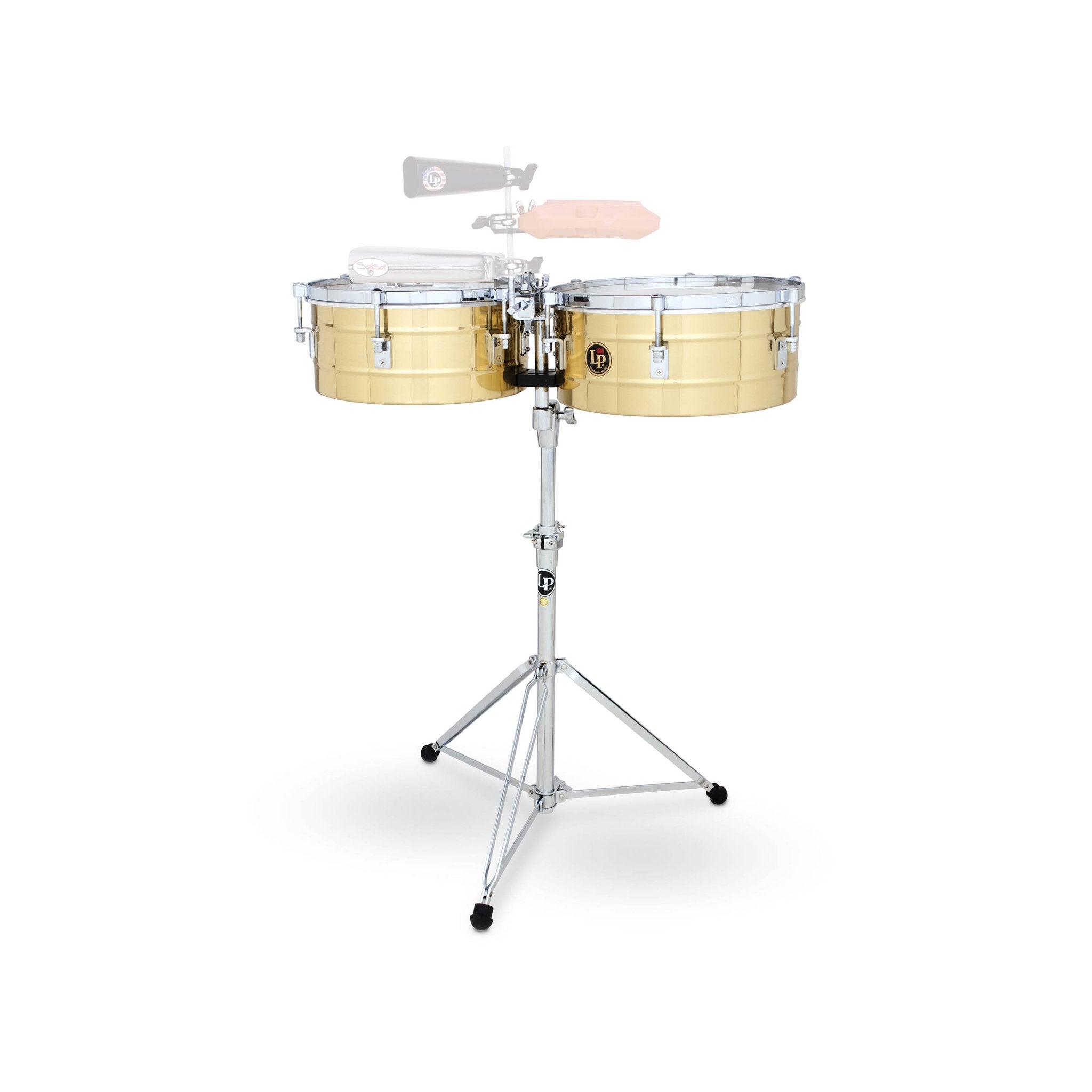 LP Tito Puente Timbale Set - 14/15 Solid Brass (257B)