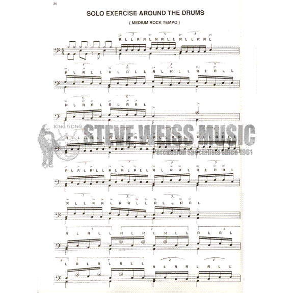 Latta-Progressive Rock, Jazz & Funk Drumming (Book Only)