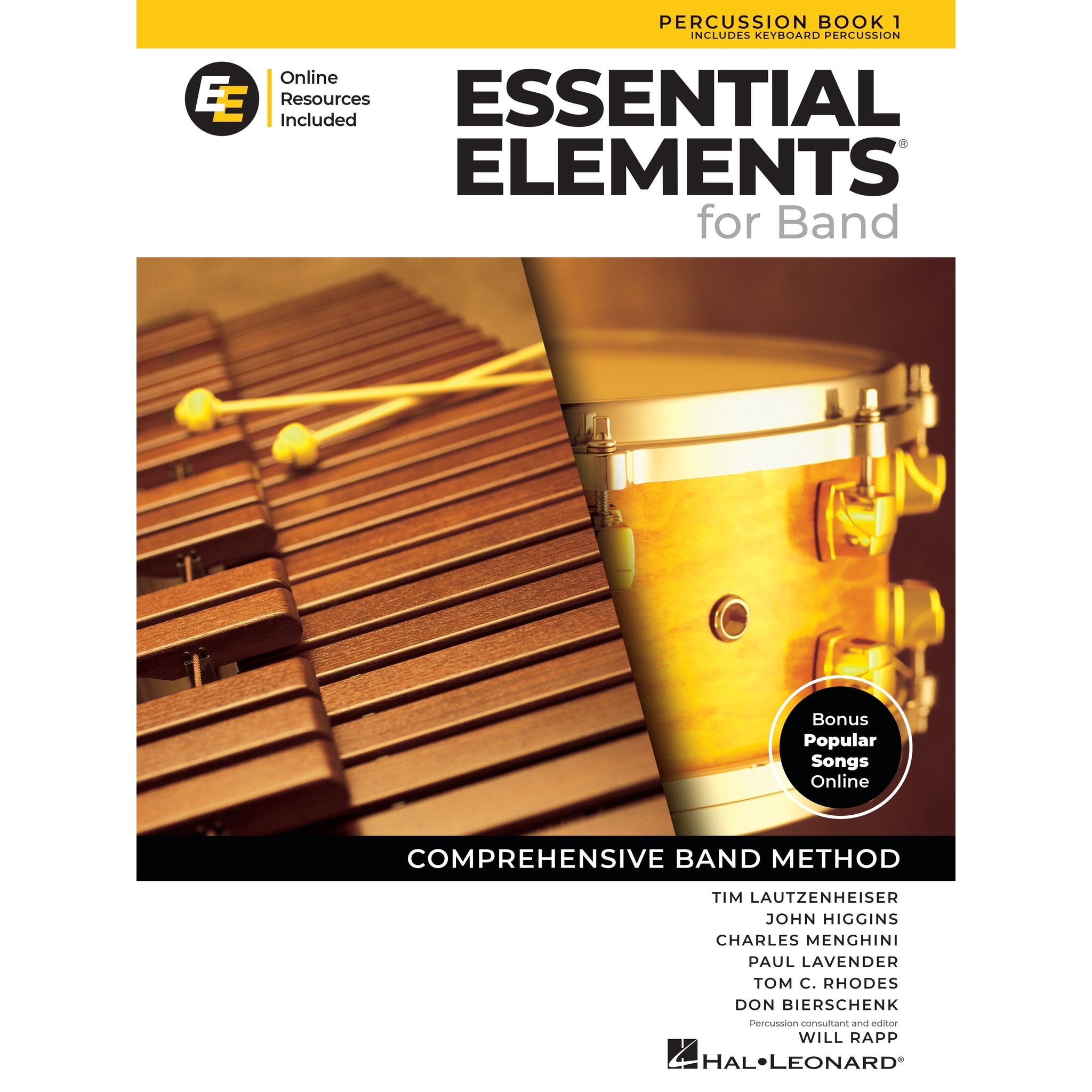 Lautzenheiser-Essential Elements for Band Percussion Bk. 1 (Online