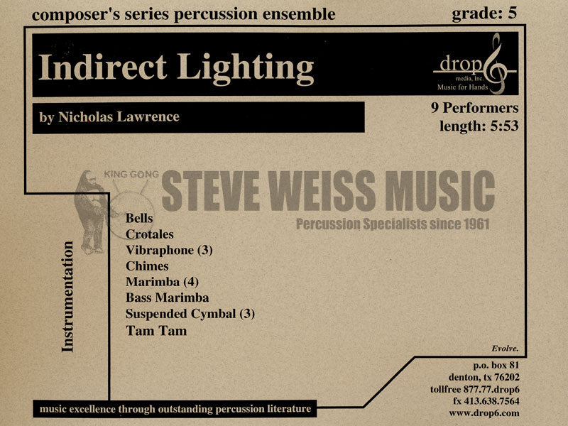 Lawrence-Indirect Lighting (SP)-B/3V/C/Cro./4M/BM/P