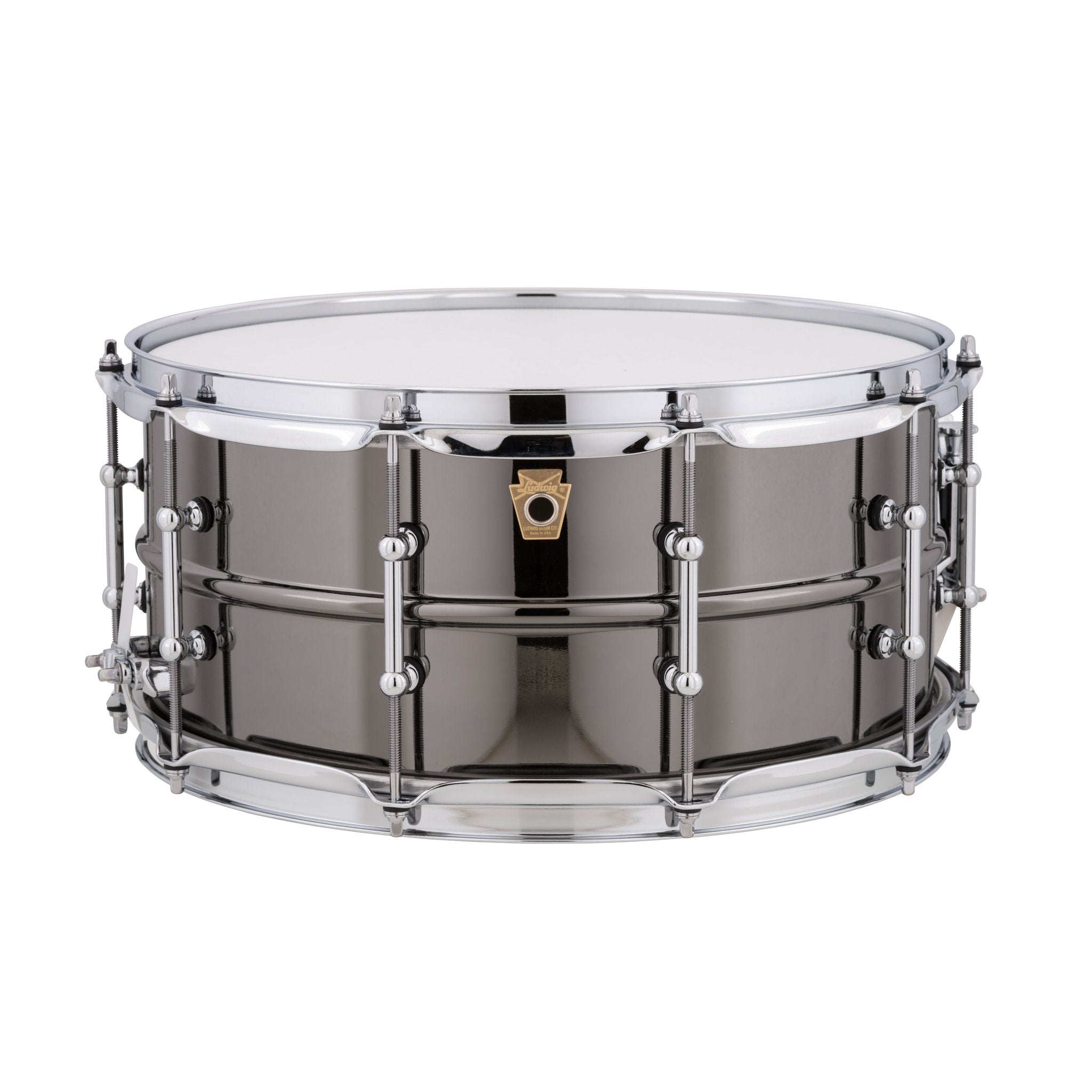 Ludwig Black Beauty Supra-Phonic Snare Drum with Tube Lugs - 14x6.5 LB417T