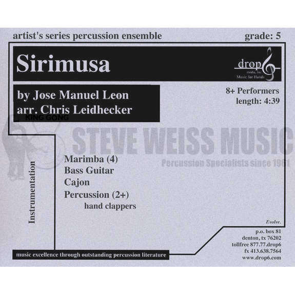 Leon-Sirimusa arr. Leidhecker (SP)-4M/P/BG