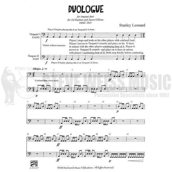 Leonard-Duologue (2S)-8T