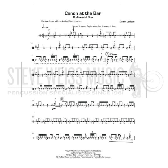 Levitan-Canon at the Bar (P)-2 drums