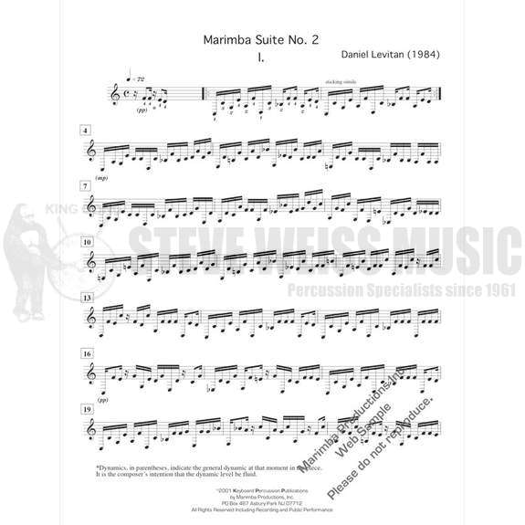 Levitan-Marimba Suite #2-M