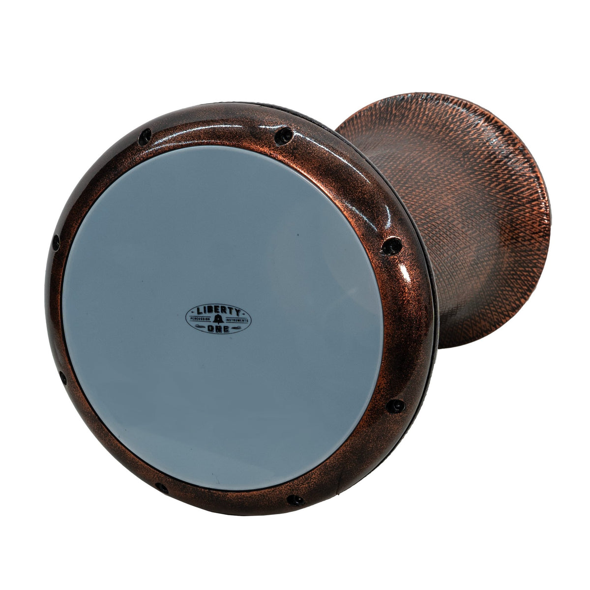 Liberty One Doumbek 9" Aluminum - Copper Finish drumhead