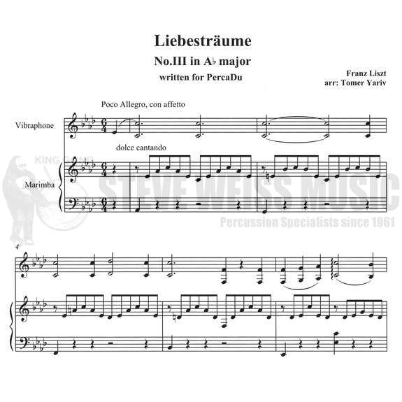 Liszt-Liebestraume No. 3 arr. Yariv (2S)-V/M