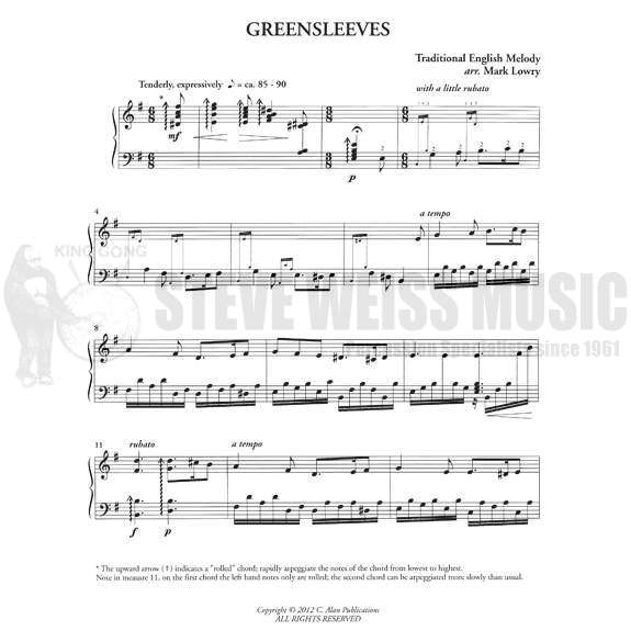 Lowry (arr.)-Greensleeves-M (C Alan Edition)