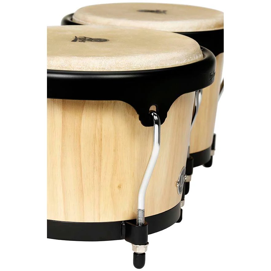 LP Aspire Bongos Natural Side Angle