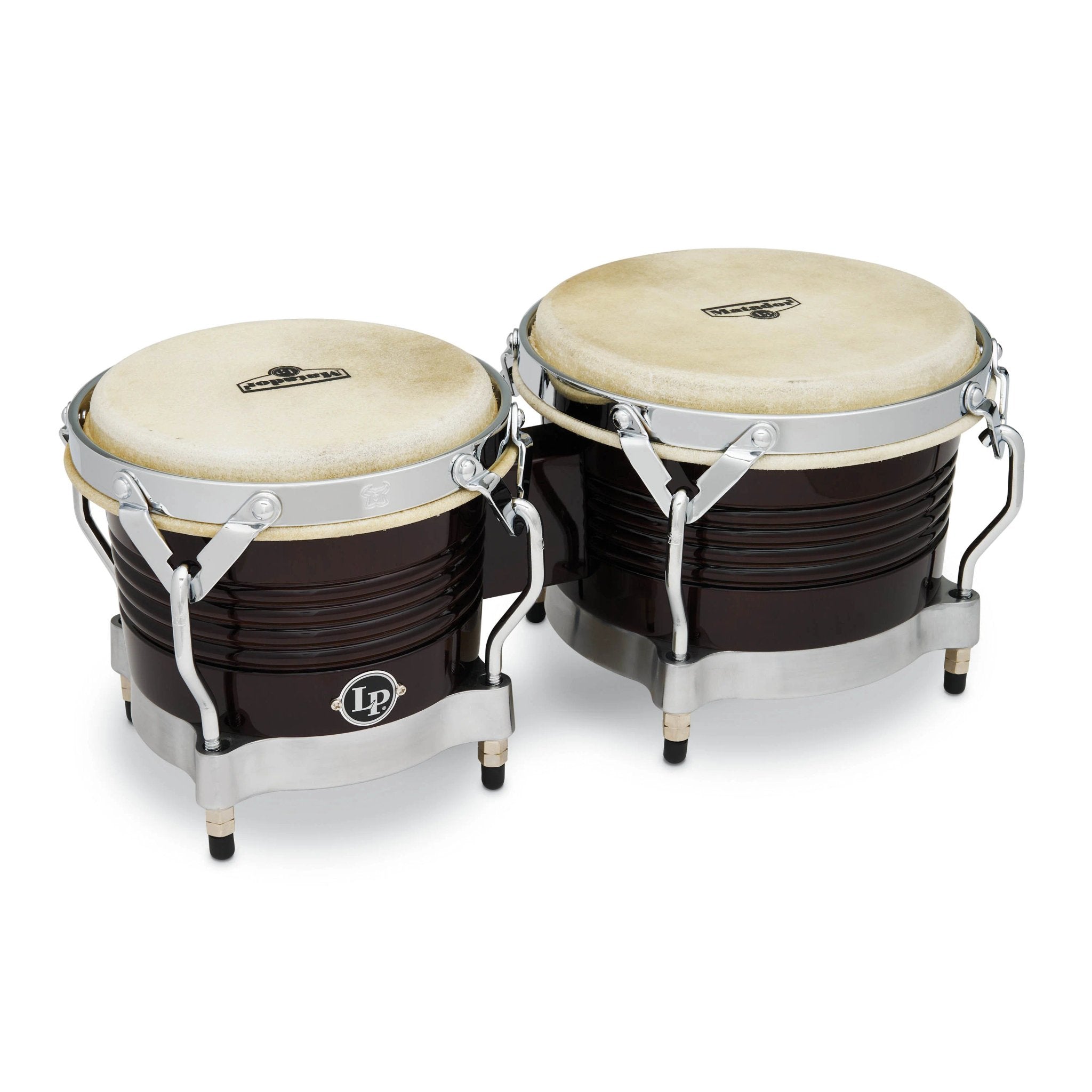 パーカッション・打楽器 LP Matador Bongo LP Matador Bongos - Dark Wood with Chrome Hardware | Steve Weiss Music