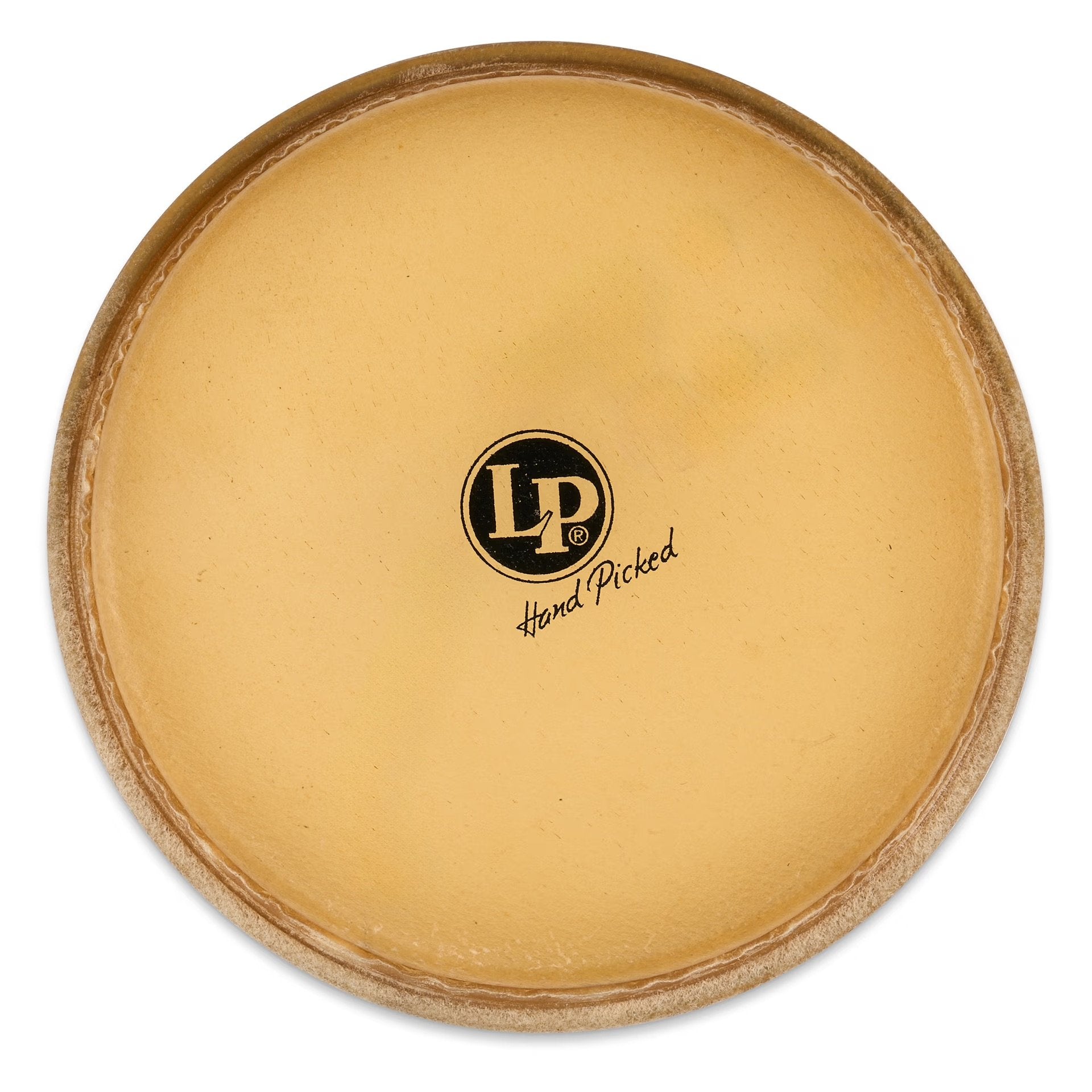 LP264C 9 inch rawhide bongo head top view