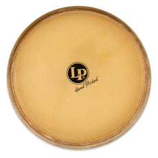 LP264C 9 inch rawhide bongo head top view