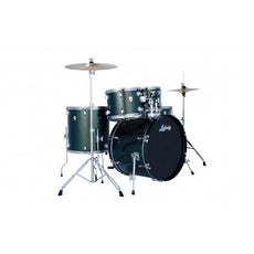 Ludwig Accent 5pc Drum Set - 22" Bass Drum - Jade Dust Finish