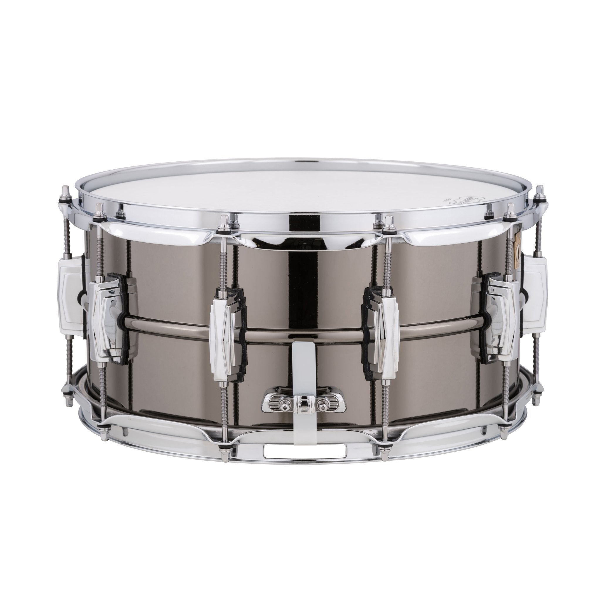 Ludwig Black Beauty Supra-Phonic Snare Drum - 14x6.5 lb417 Butt Plate