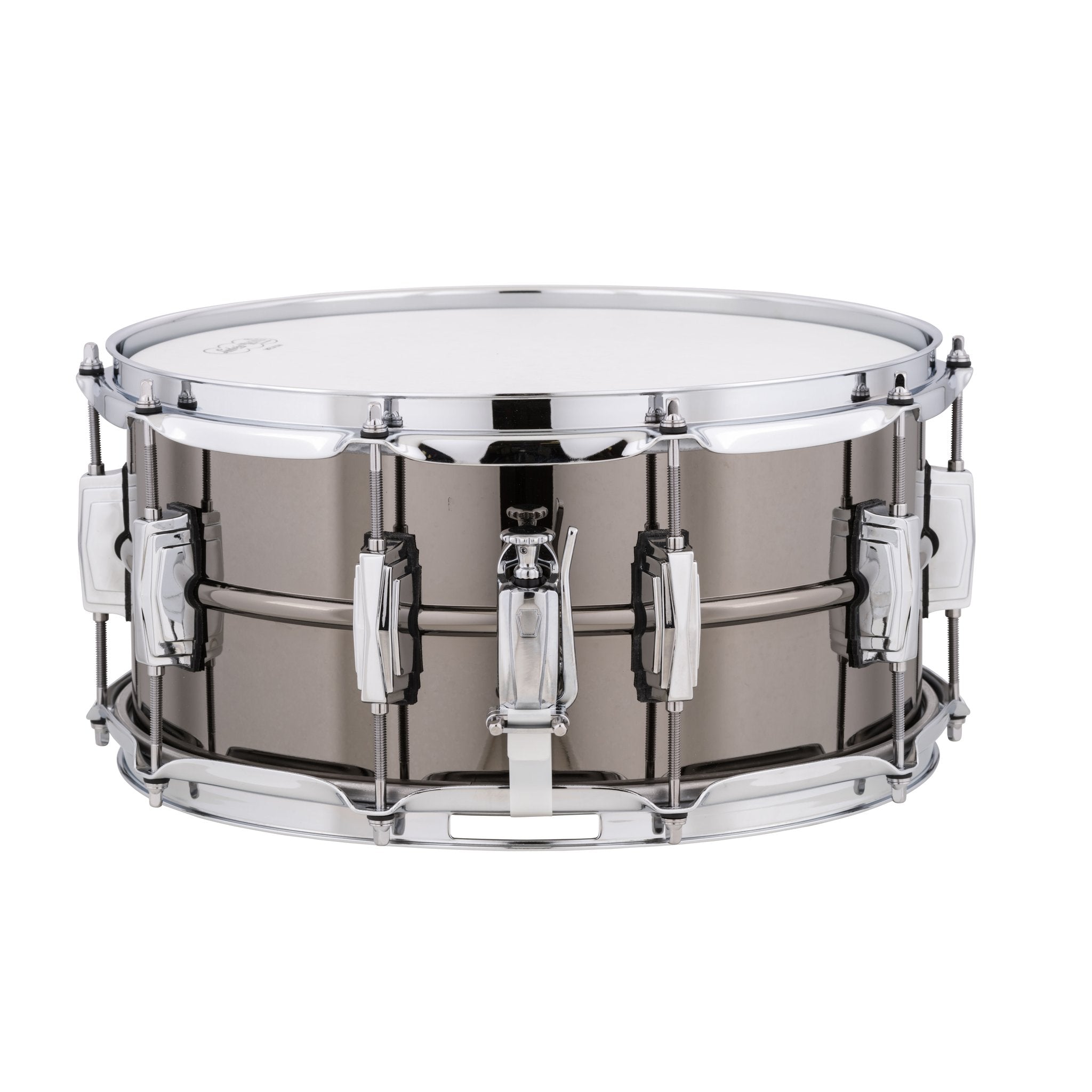 Ludwig Black Beauty Supra-Phonic Snare Drum - 14x6.5 lb417 Throw Off