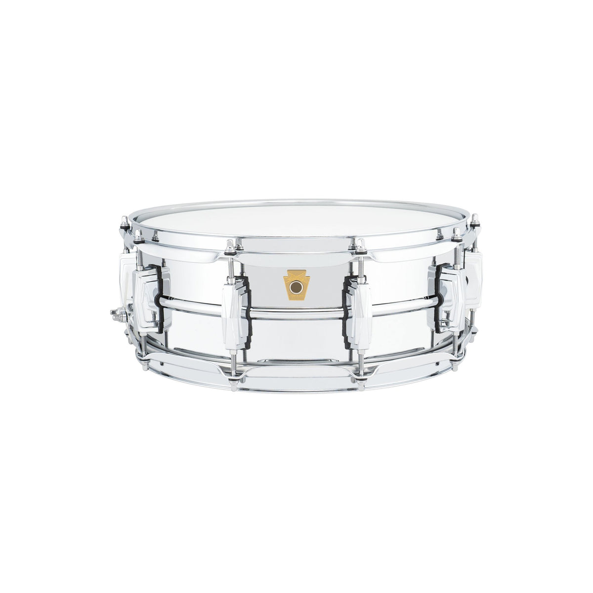 Ludwig Chrome Plated Brass Supra-Phonic Snare Drum - 14x5 LB400B