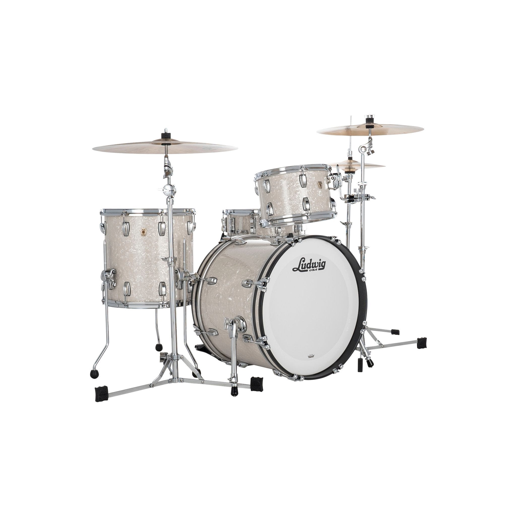 d.b. Pétillant Weiss LEDE DD様セット Ludwig Classic Maple Downbeat 20 Drum Set Shell Pack - 20