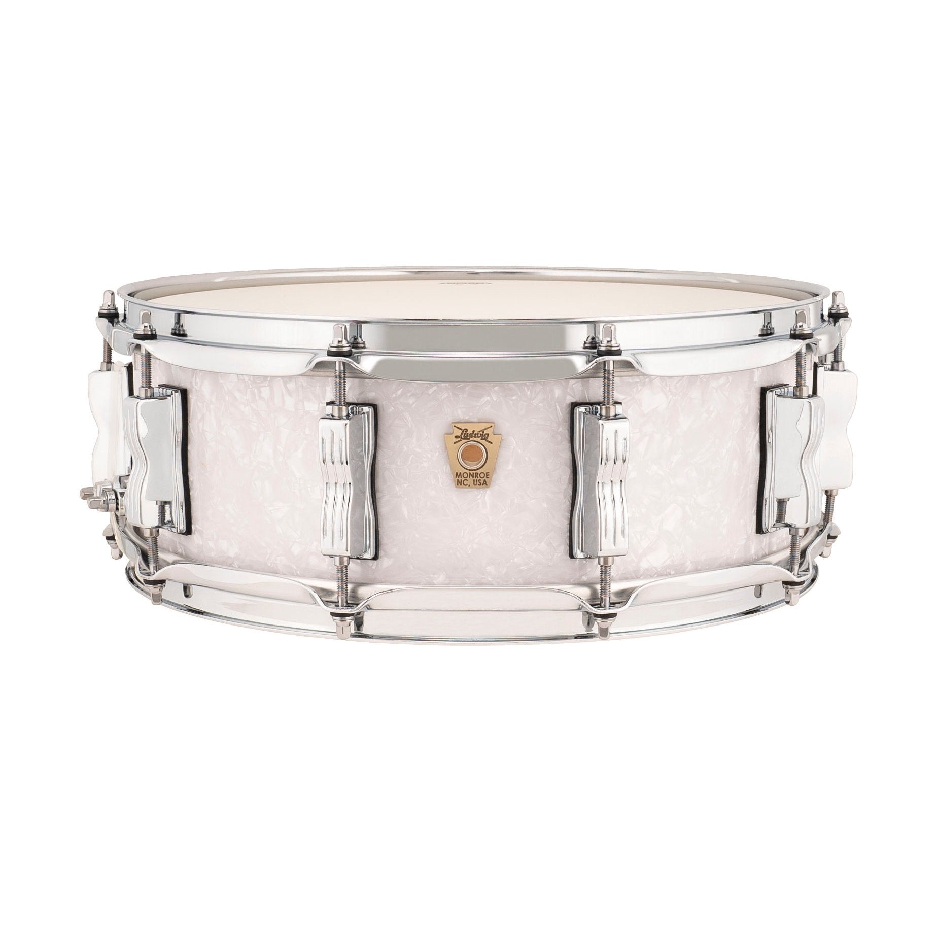 Ludwig Classic Maple Snare Drum - White Marine Pearl - 14x5 LS401XX0P