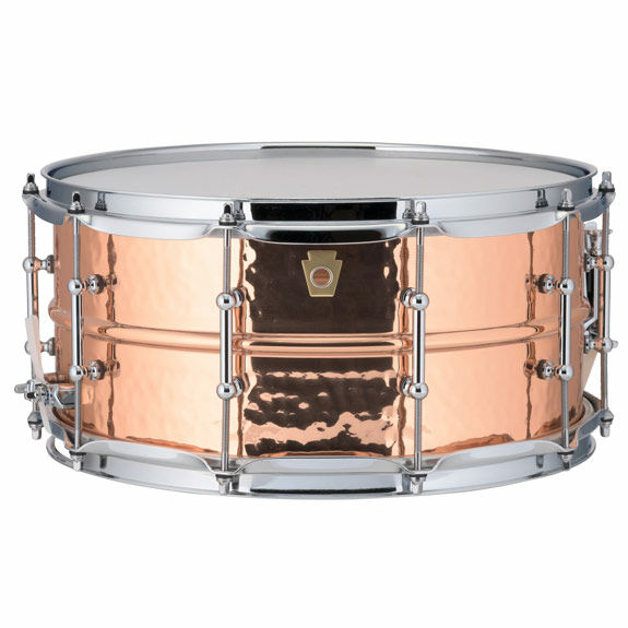Ludwig Copperphonic Hammered Snare Drum with Tube Lugs - 14x6.5