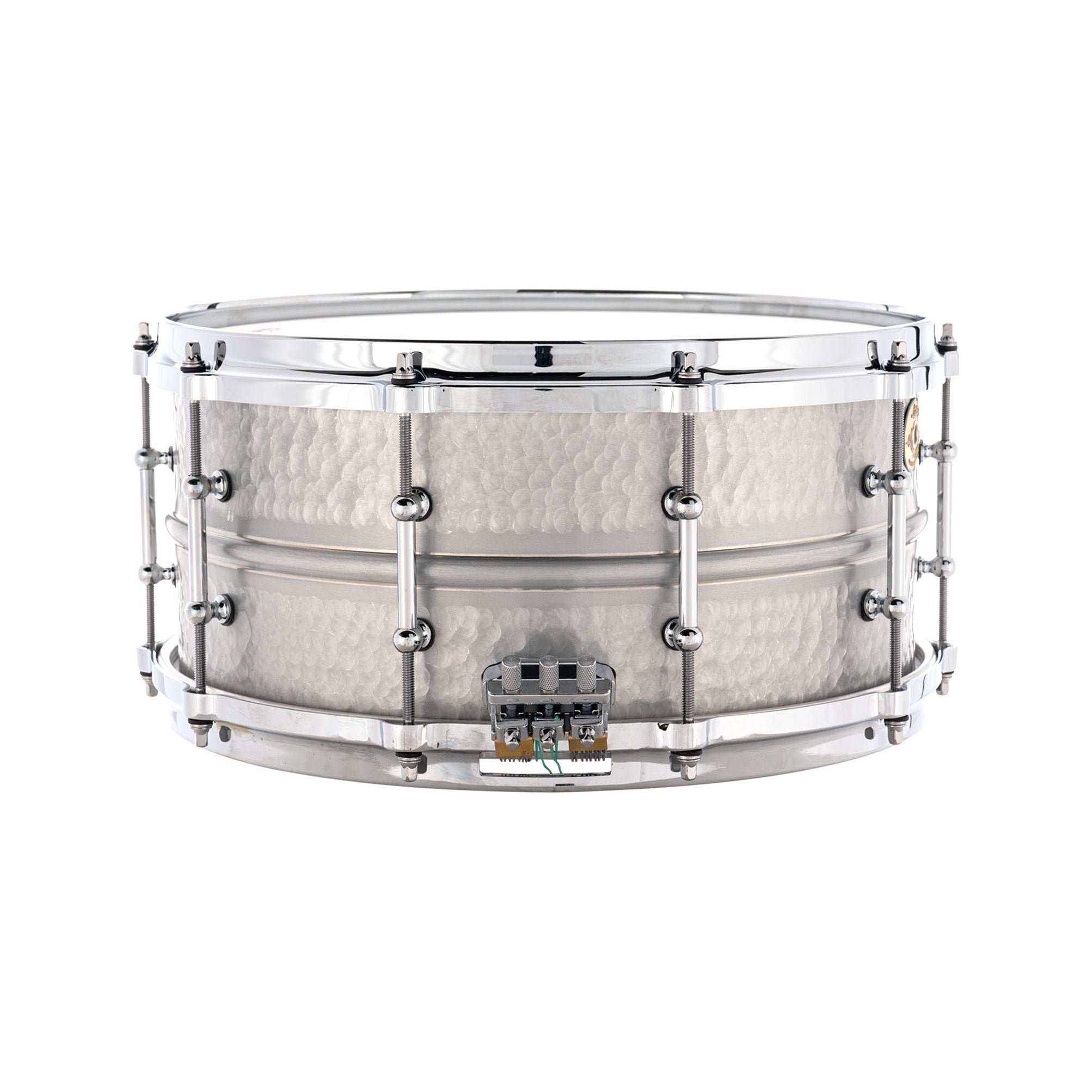 Ludwig Hammered Aluminum Concert Snare Drum - 14" x 6.5" - Image 3