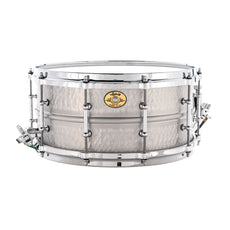 Ludwig Hammered Aluminum Concert Snare Drum - 14" x 6.5" - Image 1
