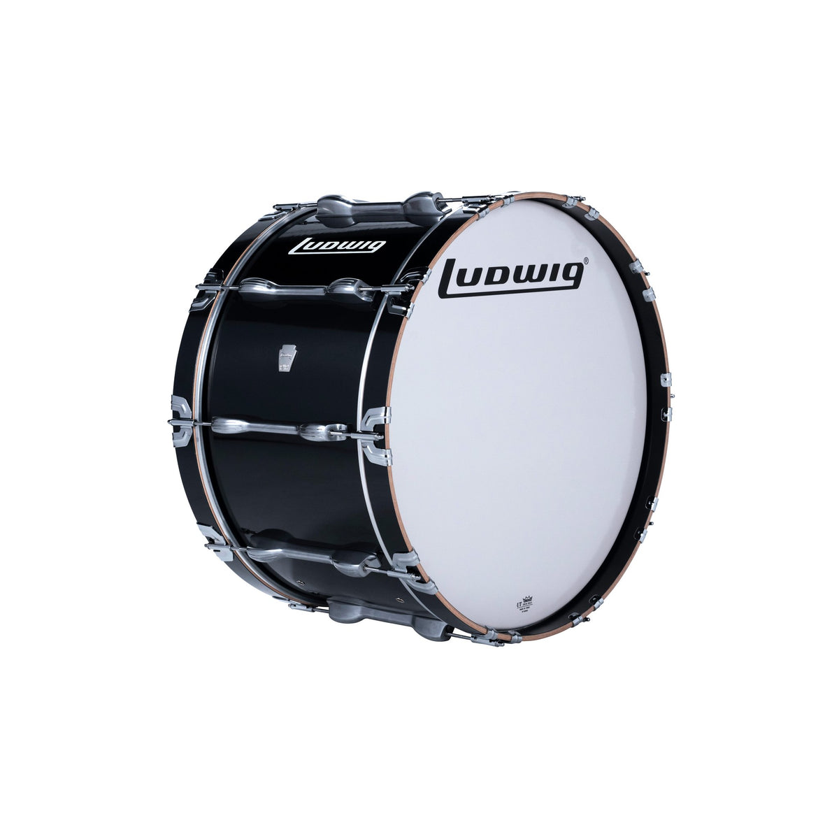 Ludwig Ultimate 2 Marching Bass Drum - 24x14 Black