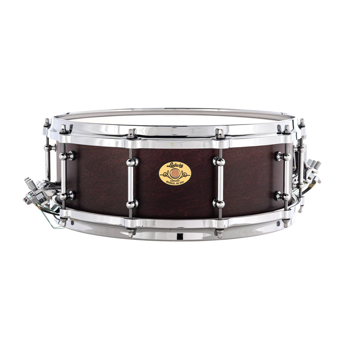 Ludwig Maple Concert Snare Drum - 14" x 5" - Mahogany - Image 1