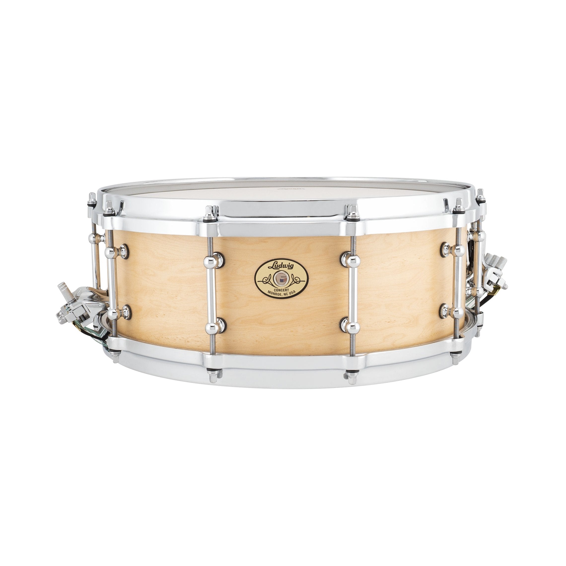 Ludwig Maple Concert Snare Drum - 14" x 5" - Natural - Image 1