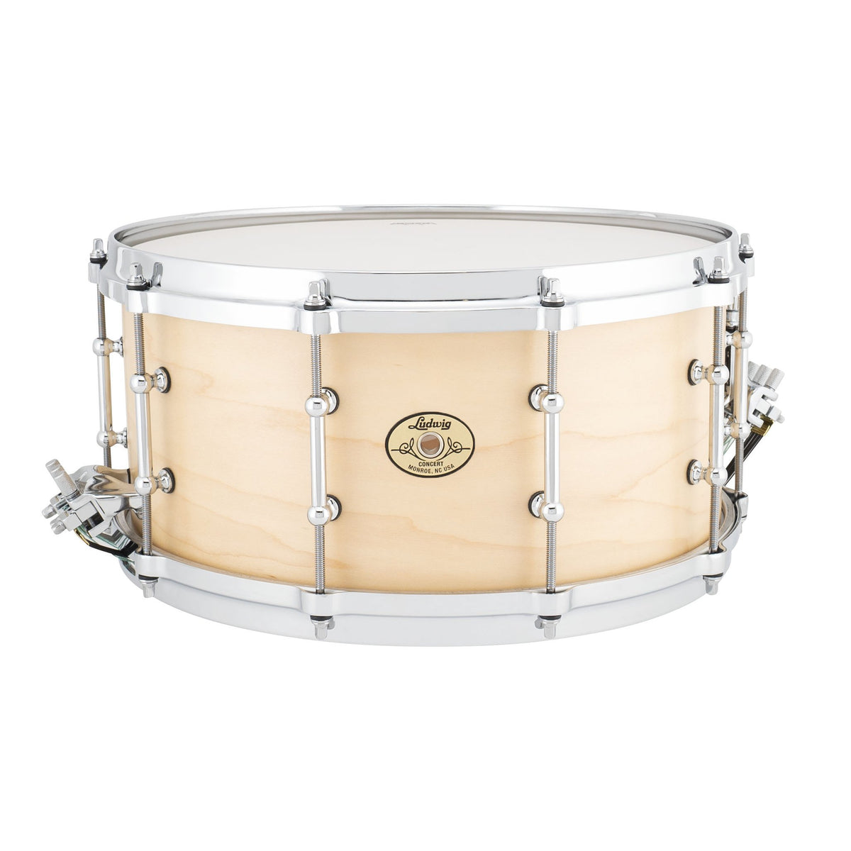 Ludwig Maple Concert Snare Drum - 14" x 6.5" - Natural - Image 1