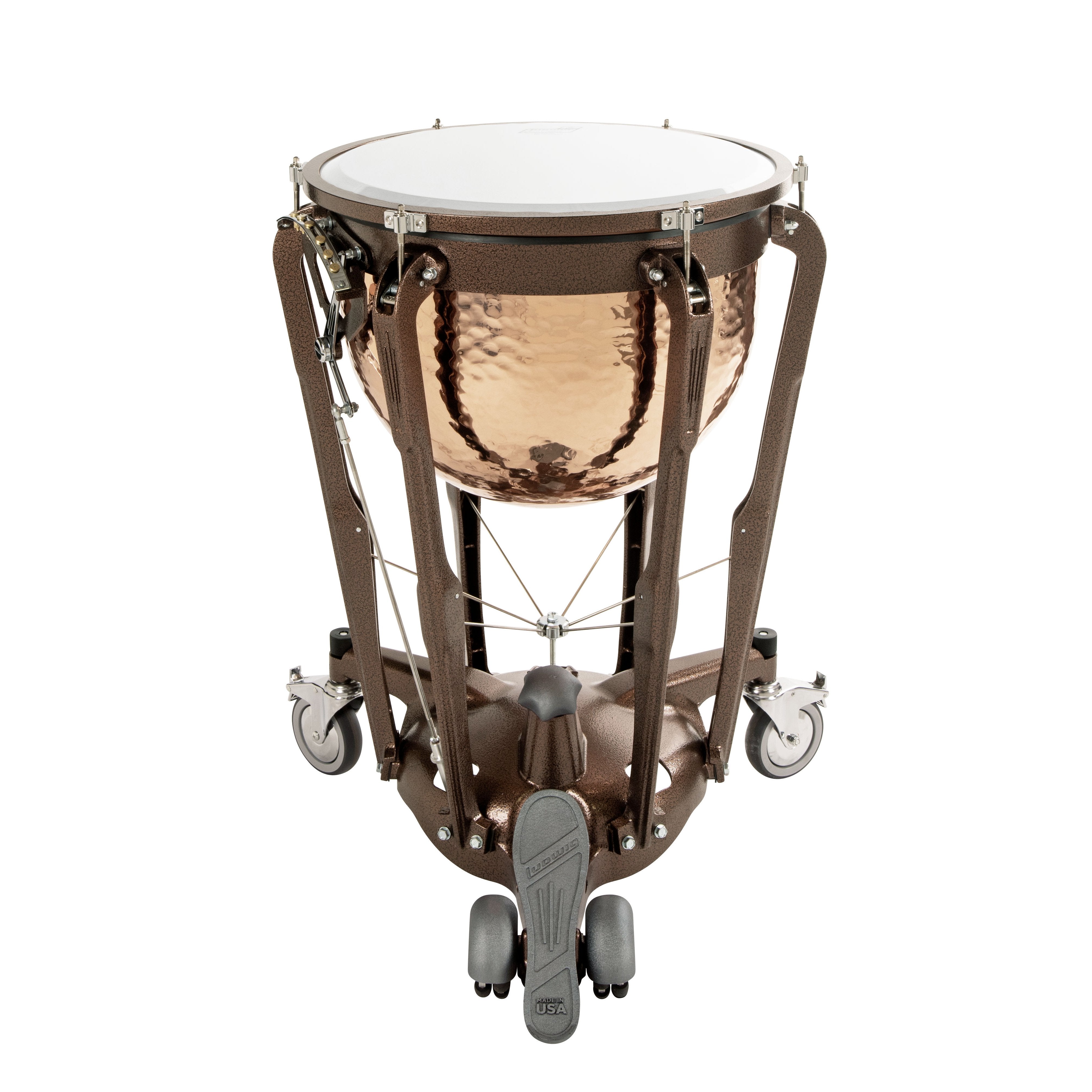Ludwig Professional Series Hammered Copper Timpani with Gauge - 20" - Image 1