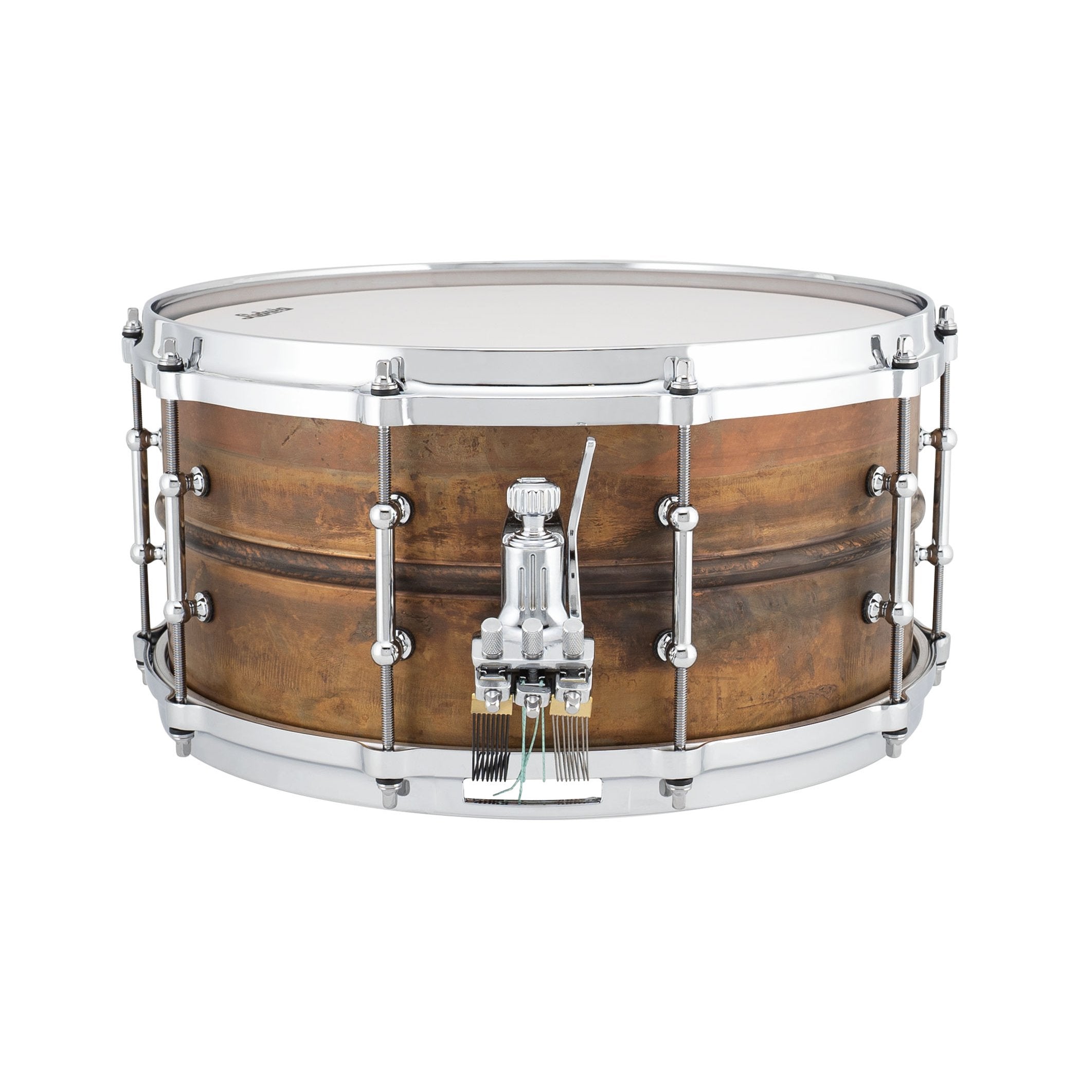 Ludwig Raw Copper Concert Snare Drum - 14" x 6.5" - Image 3