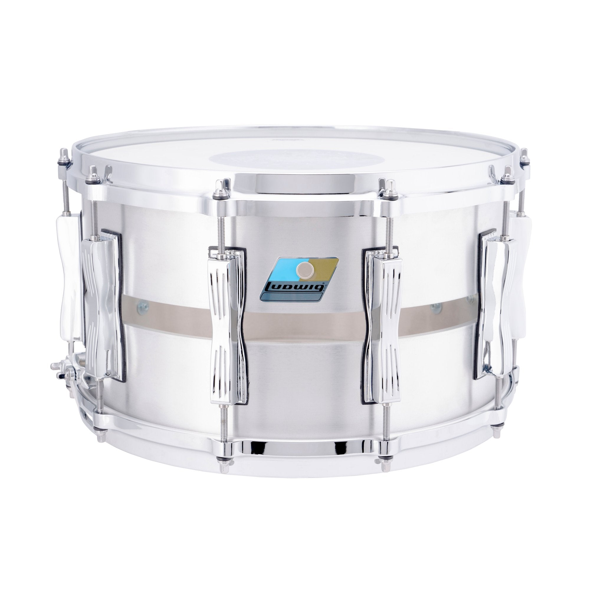 Ludwig Slotted Coliseum Aluminum Snare Drum - 14x8 L903XXCA