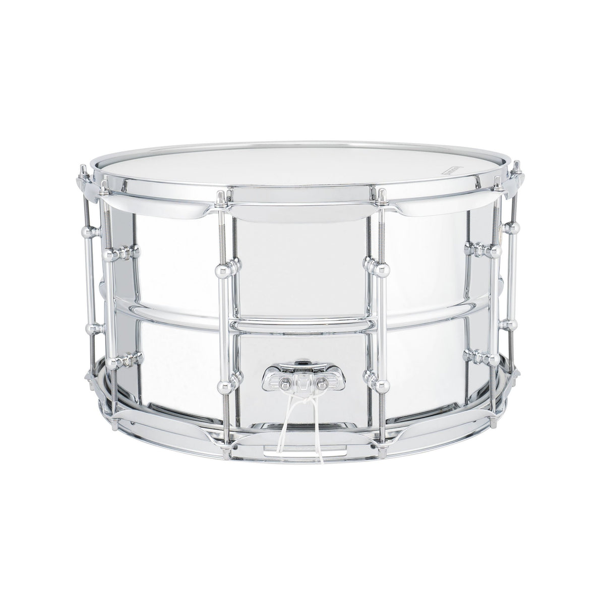 Ludwig Supralite Steel Snare Drum - 14x8 Butt Plate