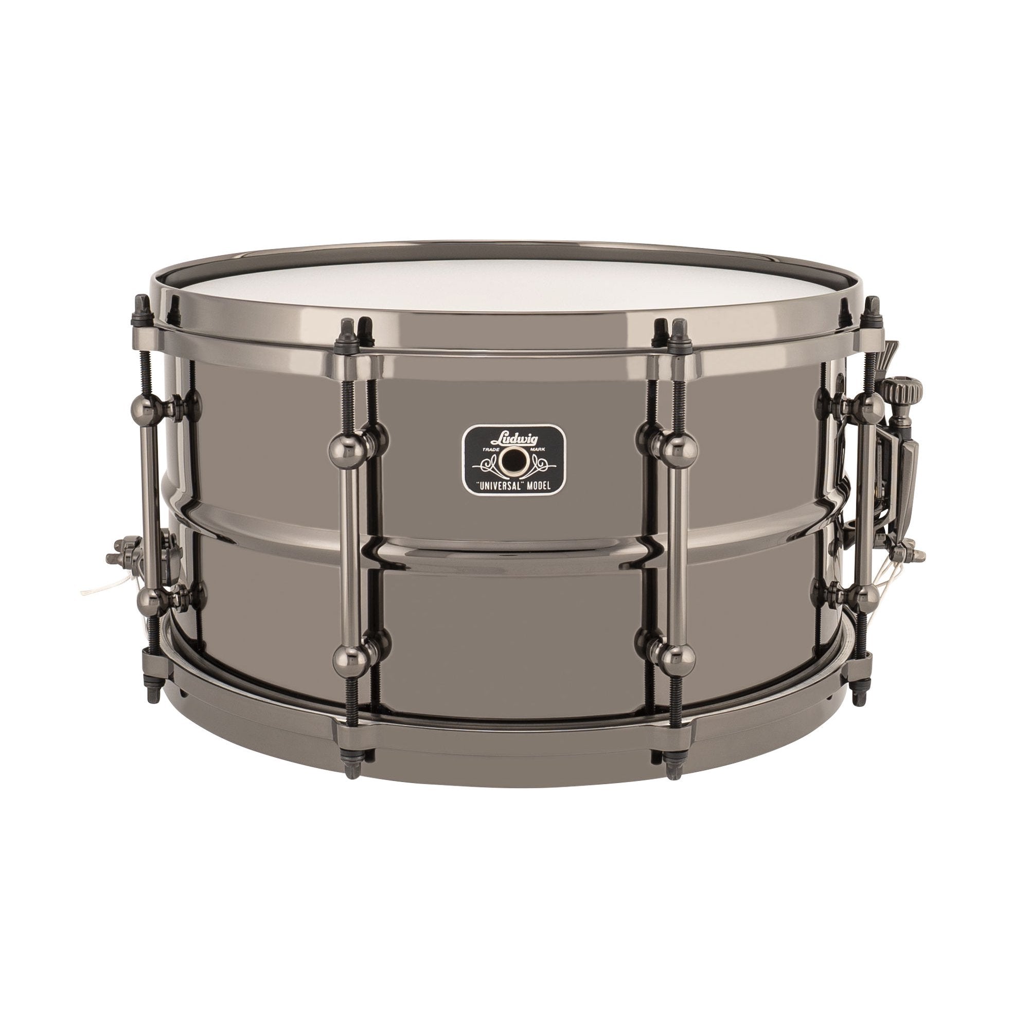 Ludwig Universal Brass Snare Drum with Die Cast Hoops - 13x7 LU0713