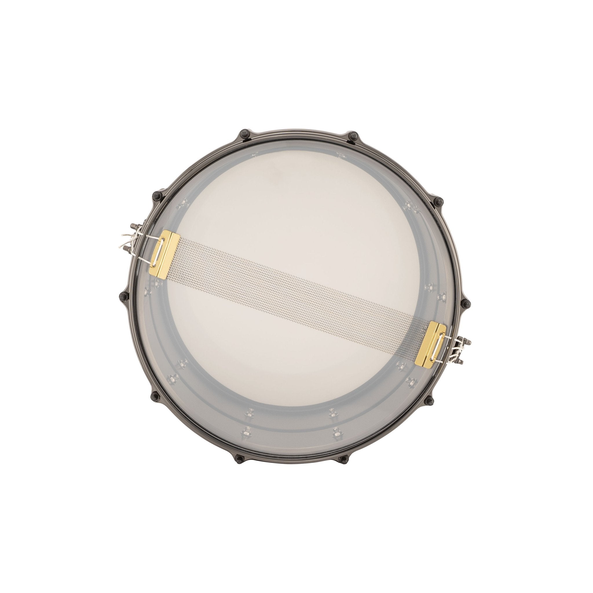 Ludwig Universal Brass Snare Drum with Die Cast Hoops - 14x8 LU0814 Snare Side