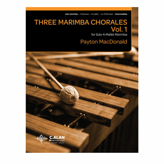 MacDonald-Three Marimba Chorales, Vol. 1-M