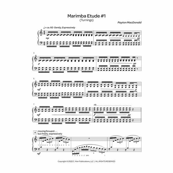MacDonald-Three Marimba Etudes-M