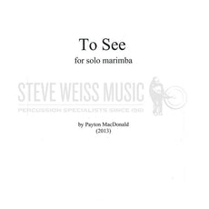 MacDonald-To See-M