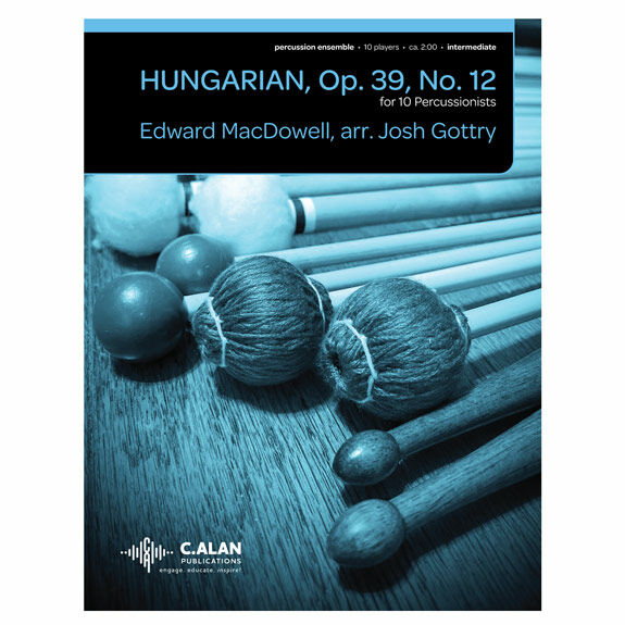 MacDowell-Hungarian Op. 39, No. 12 arr. Gottry (SP)-B/V/X/2-3M/3T/P