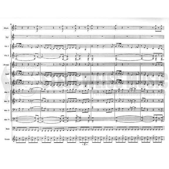 Mainieri-Oops arr. Moore (SP)-B/2V/C/X/4M/Steel drs./P/CB