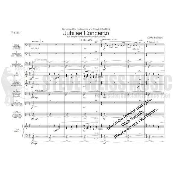 Mancini, D.-Jubilee Concerto (SP) - 5T(solo)/M/V/C/B/P/PN