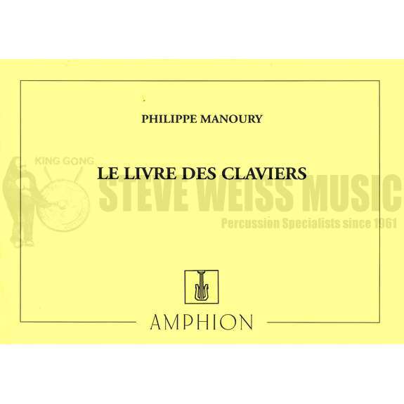 Manoury-Le Livre des Claviers (S)-V/2M/tuned gongs