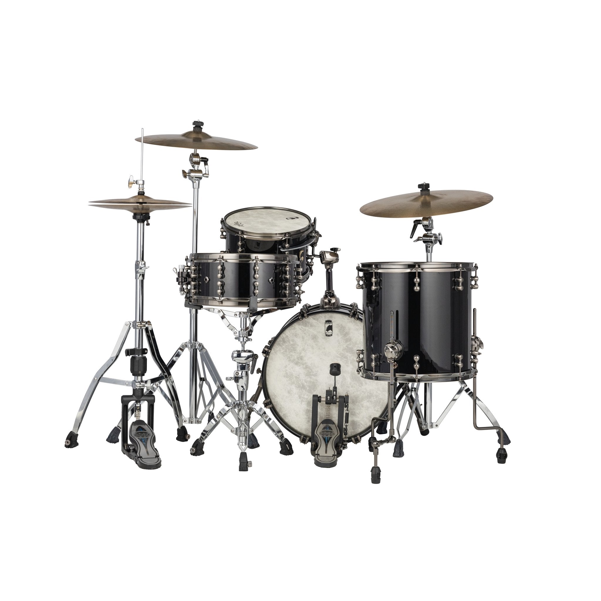 Mapex Black Panther Design Lab Cherry Bomb 3-Piece Shell Pack - 18" Bass Drum Player View