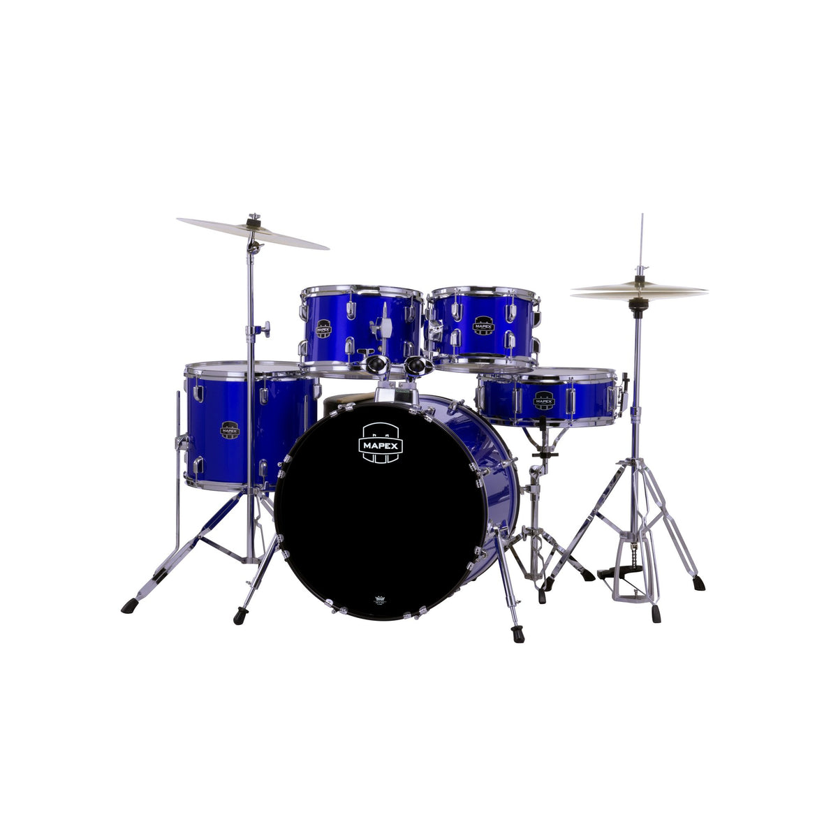 Mapex Comet Series 5-piece Drum Set - 20" Bass Drum - Indigo Blue - Image 2