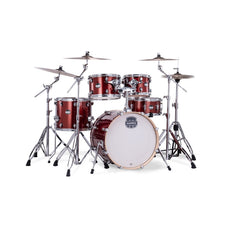 Mapex Mars Birch 5pc Fusion Shell Pack (20x10x12x14, 14x6.5) - Blood Orange Sparkle MPX-MA504SF-OR Right Angle