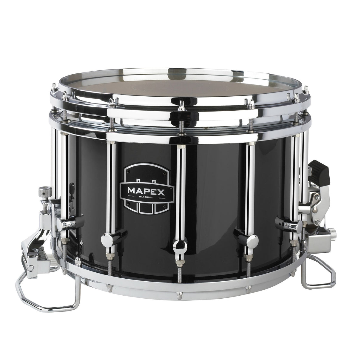 Mapex Quantum I Agility Marching Snare Drum Black Finish - 14x10 QAX1410S-DK-CC